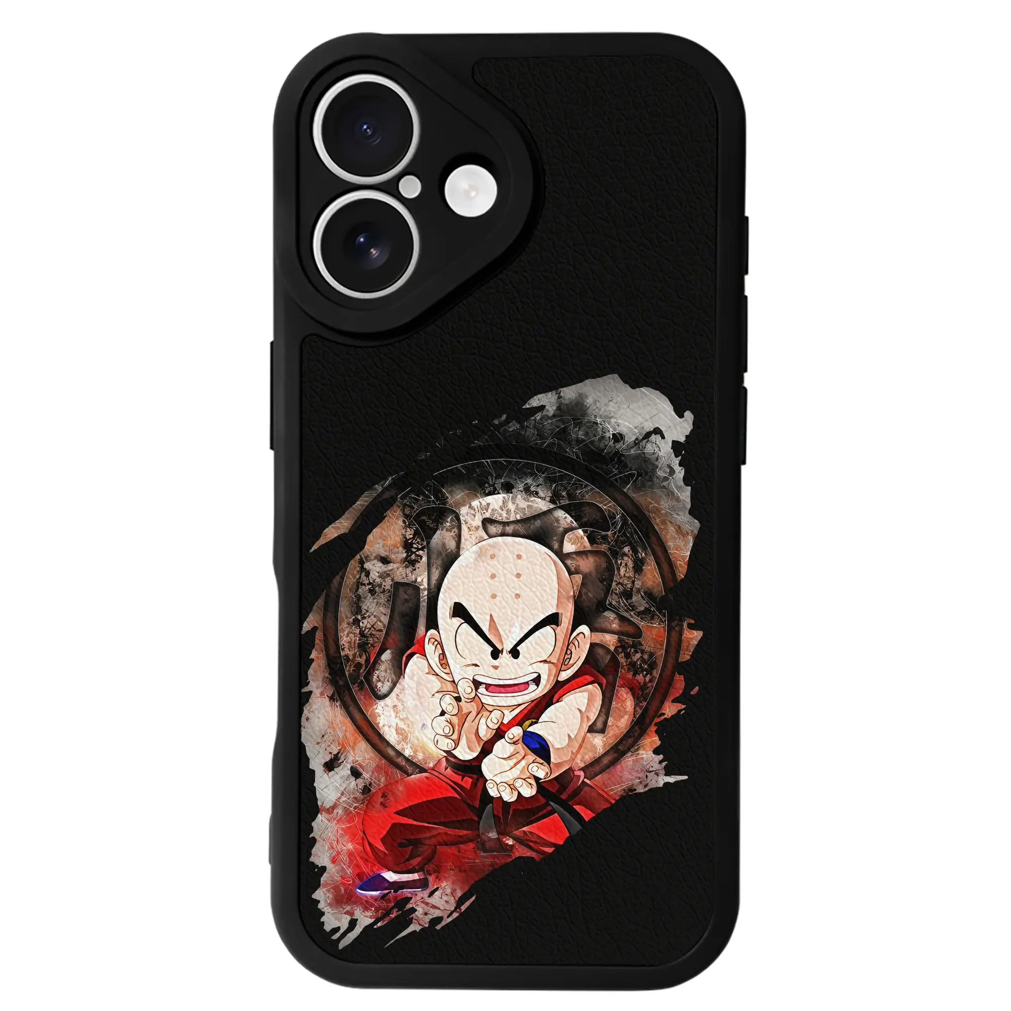 ドラゴンボール グッズクリリン - IPhone 16シリーズ対応 ・ シリコンスマホケース ・ レザー調 ・ 高精度フィット ・ 耐衝撃 ・ ワイヤレス充電対応 ・ 精密カット